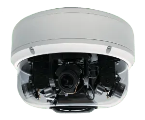 security camera quad lens